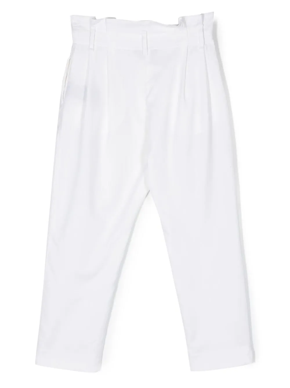 Balmain Kids Broek met geplooid detail - Wit