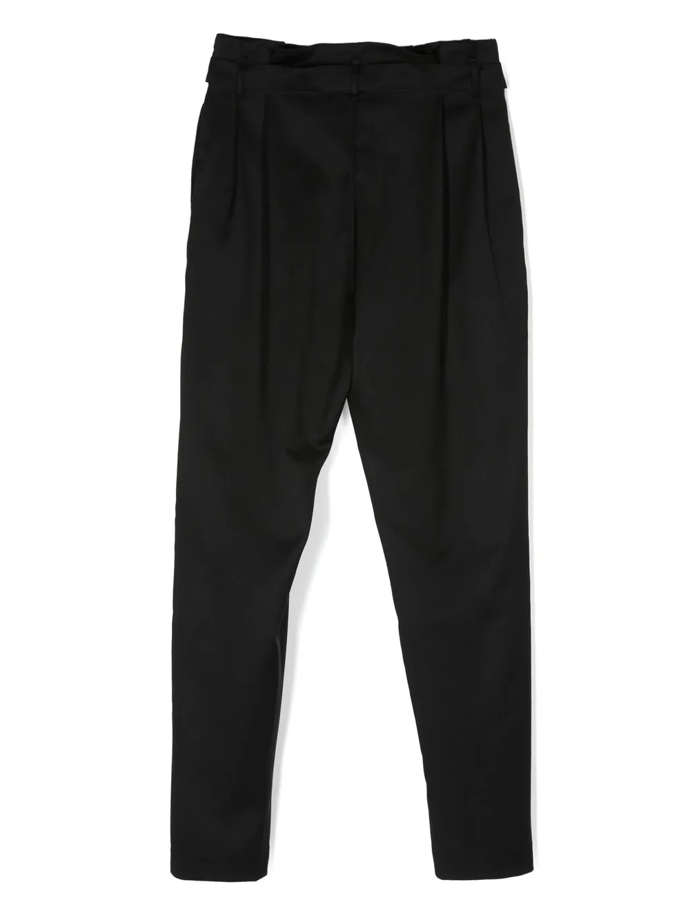 Balmain Kids Broek met geplooid detail - Zwart