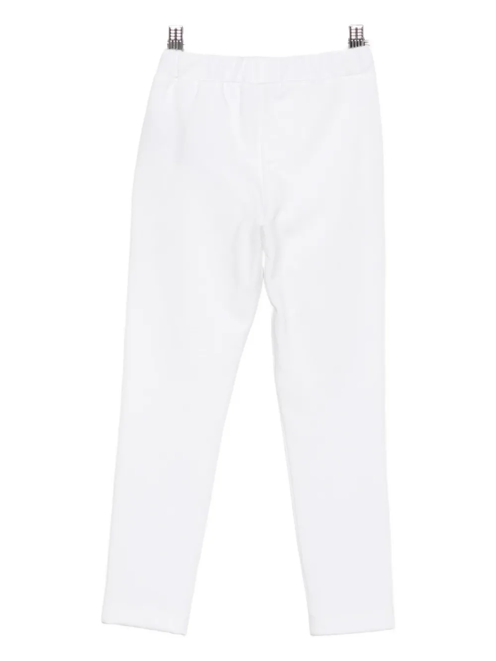 Balmain Kids Broek verfraaid met knoop - Wit