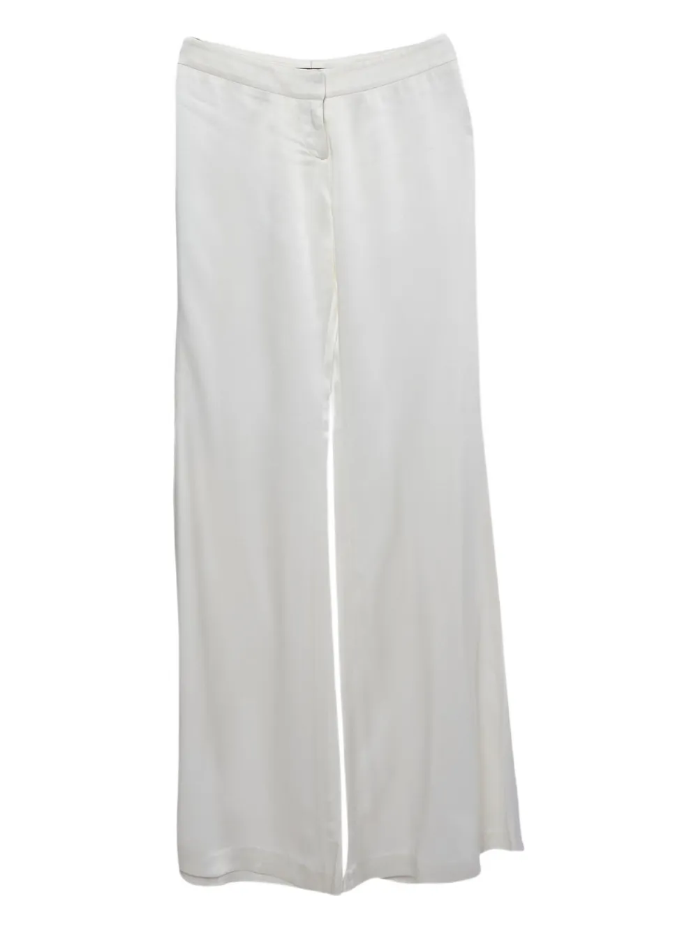 Balmain Pre-Owned Satijnen broek - Wit