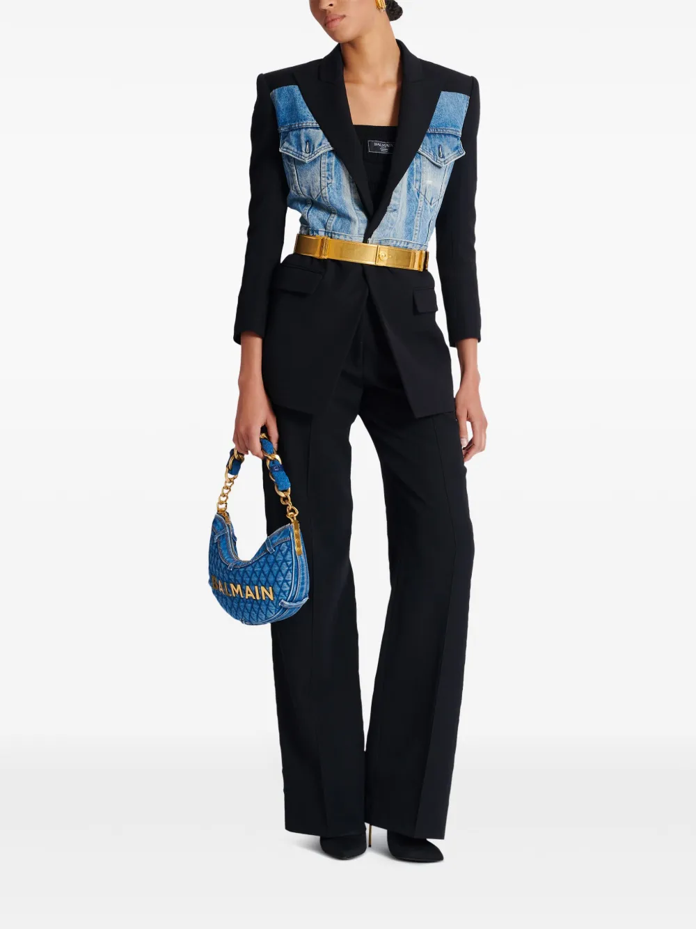 Balmain Wollen broek - Zwart