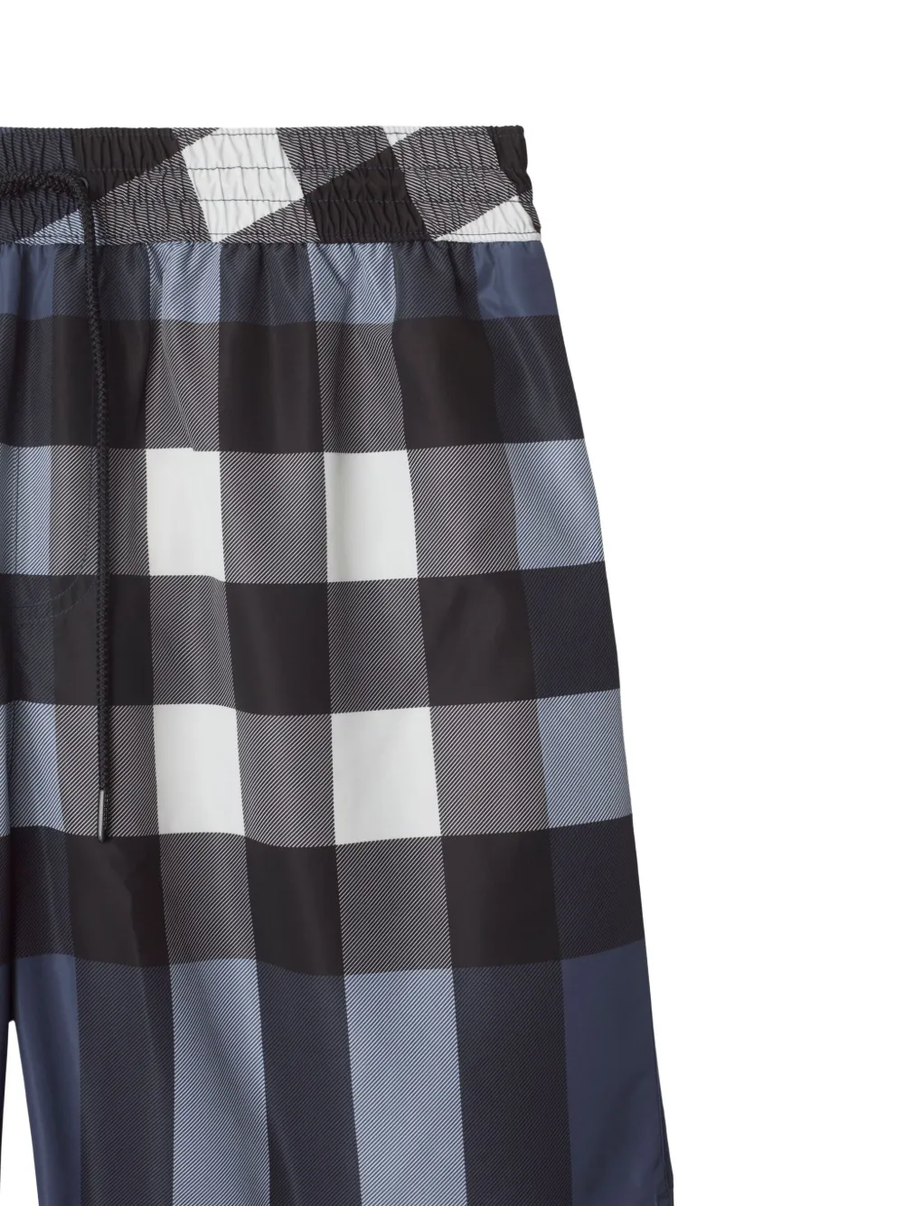 Burberry Geruite zwembroek - Grijs