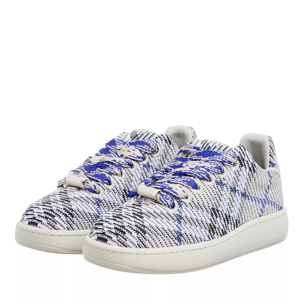 Burberry Sneakers - Check Knit Box Sneaker in blauw