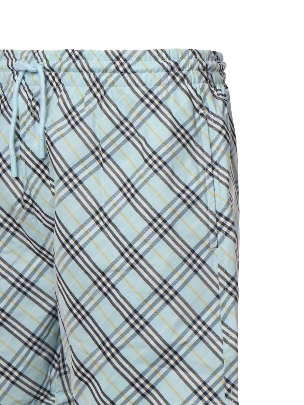 Burberry Zwembroek met trekkoord - Blauw