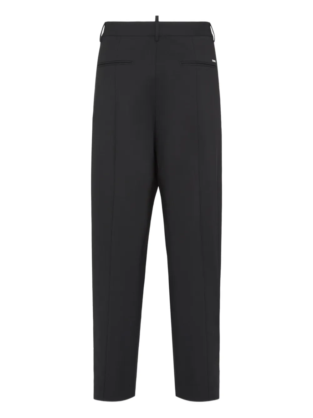 DSQUARED2 Broek met geplooid detail - Zwart