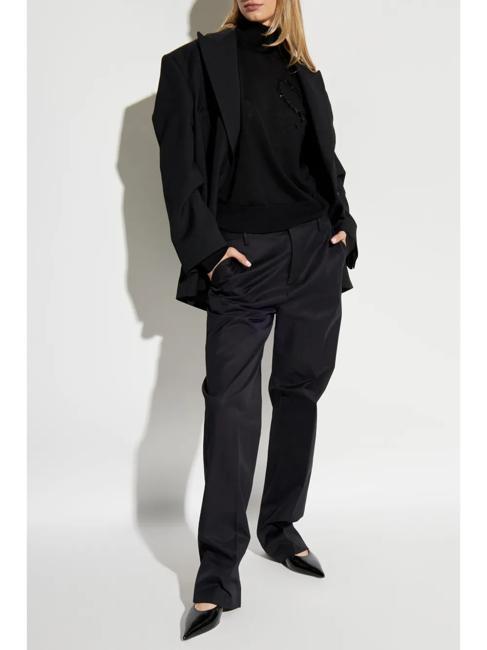 DSQUARED2 Broek met toelopende pijpen - Zwart