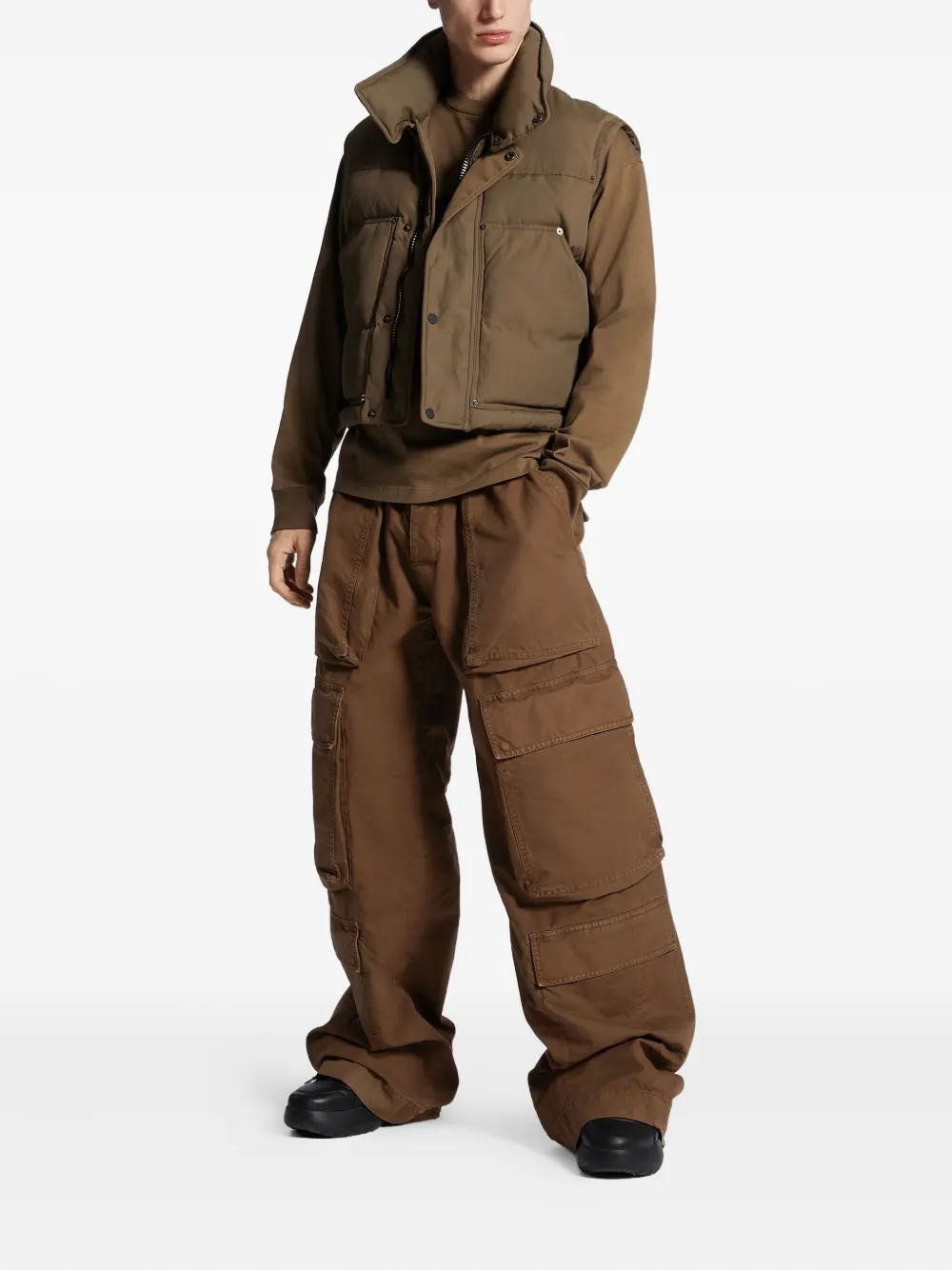 DSQUARED2 Icon Big broek met meerdere zakken - Bruin