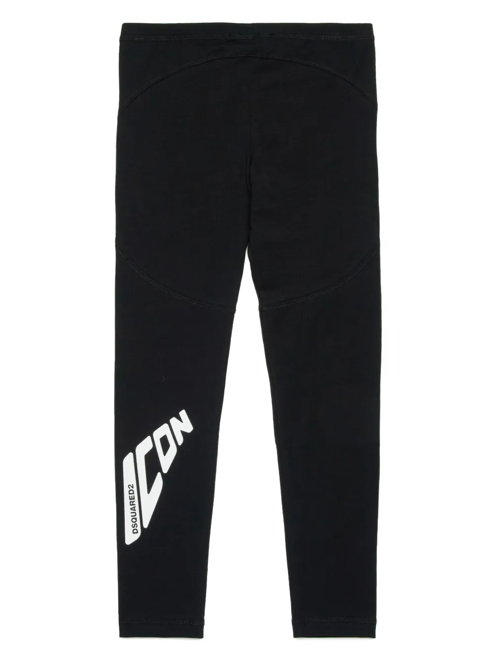 DSQUARED2 KIDS Broek met logoprint - Zwart