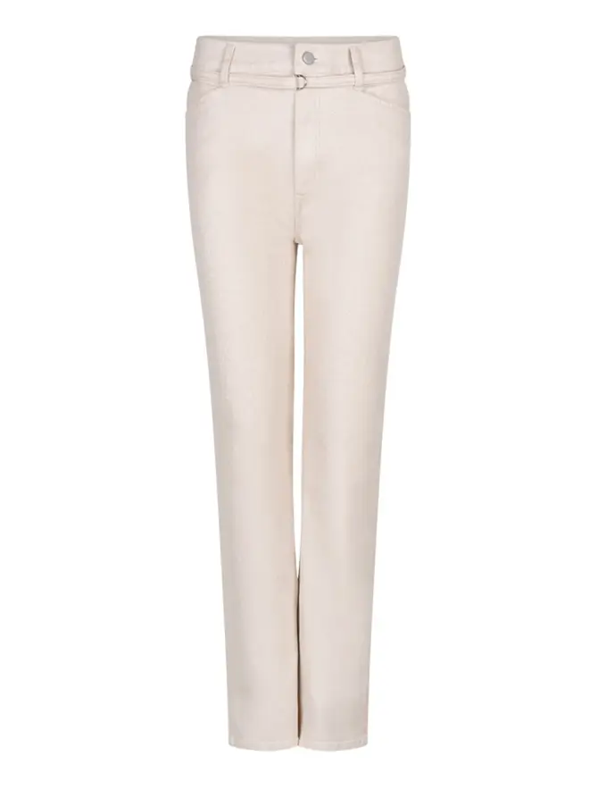 Dante 6 D6 amanda metallic straight cropped jeans
