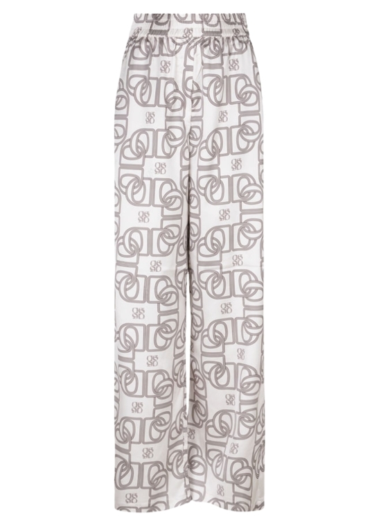 Dante 6 D6 teo logo printed wide leg pants