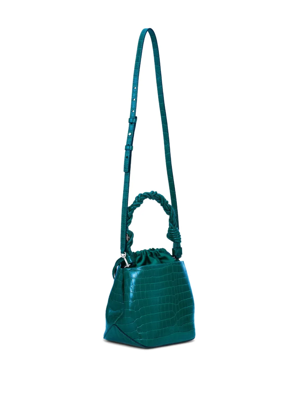 GANNI Bou bucket-tas - Groen