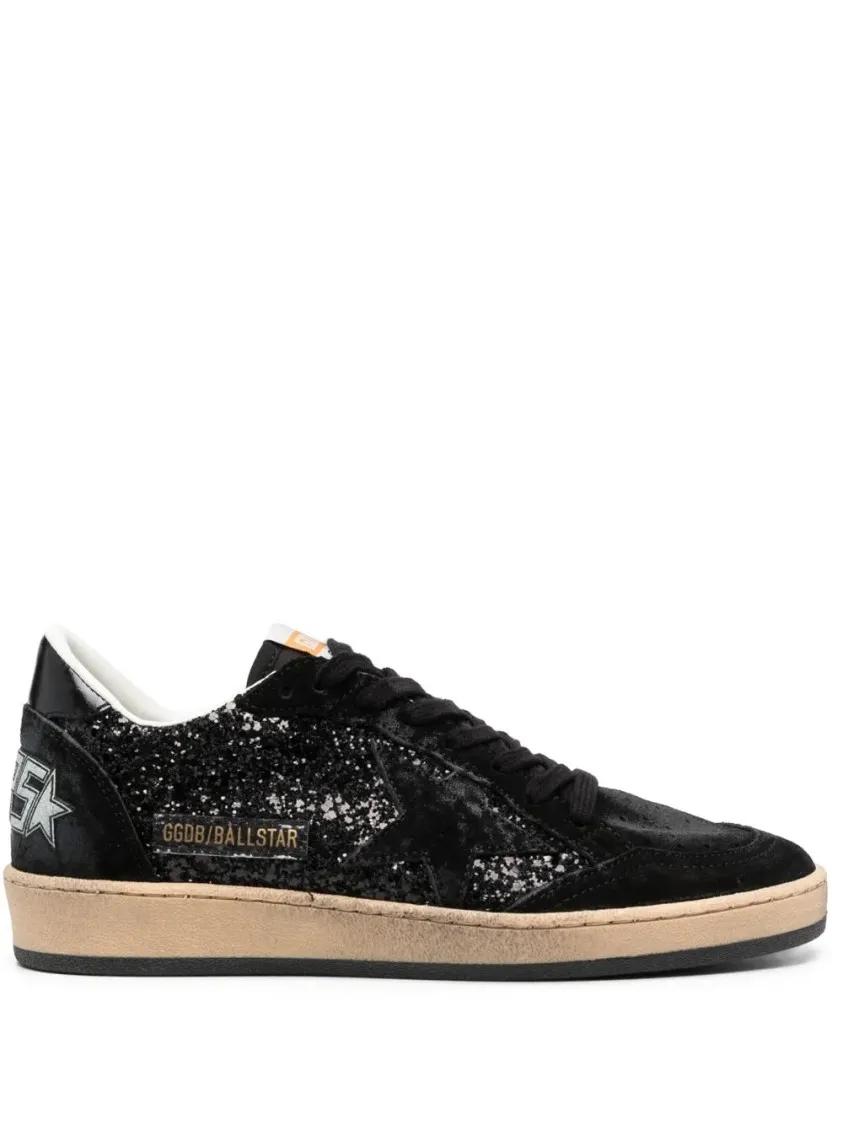 Golden Goose Low-Top Sneakers - Ball Star Sneakers in zwart