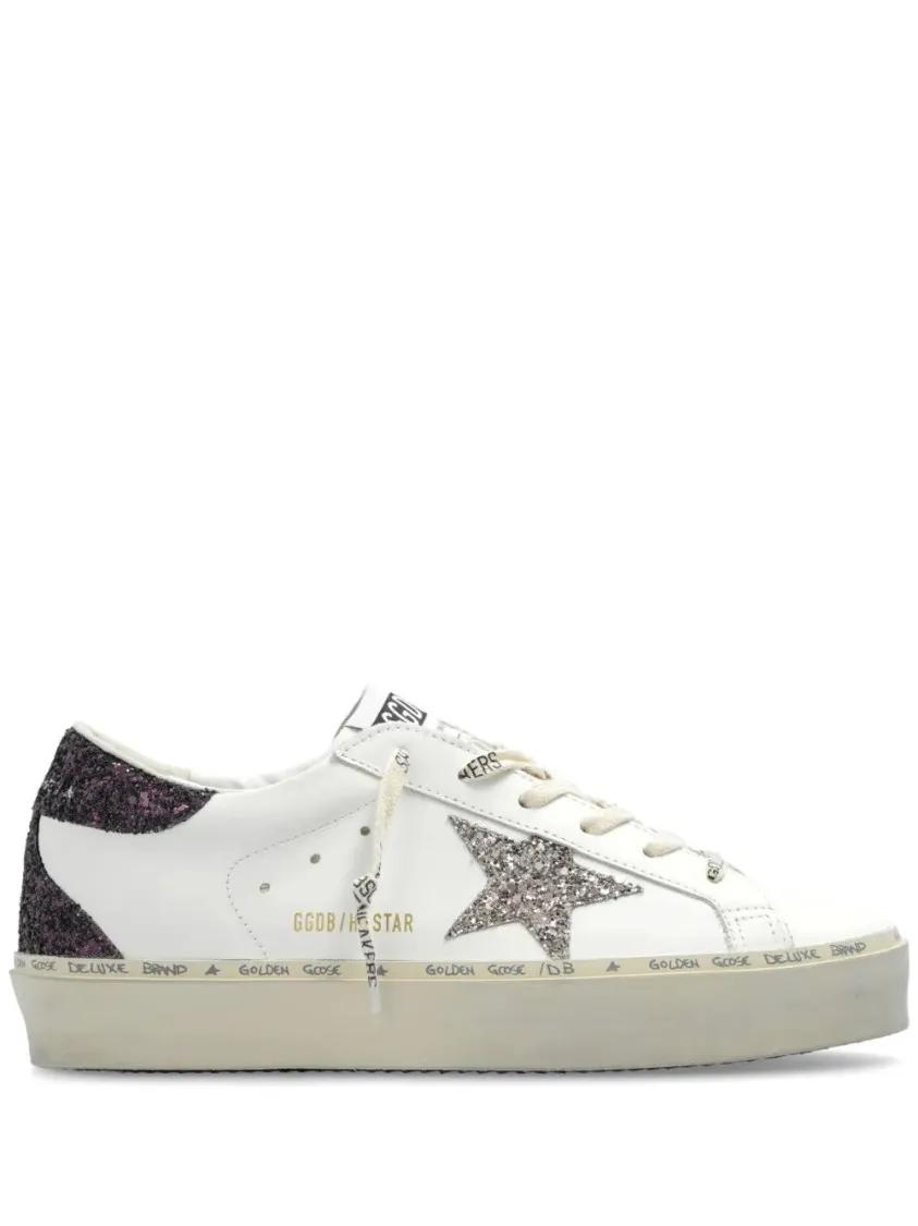 Golden Goose Low-Top Sneakers - Hi Star Sneakers in wit