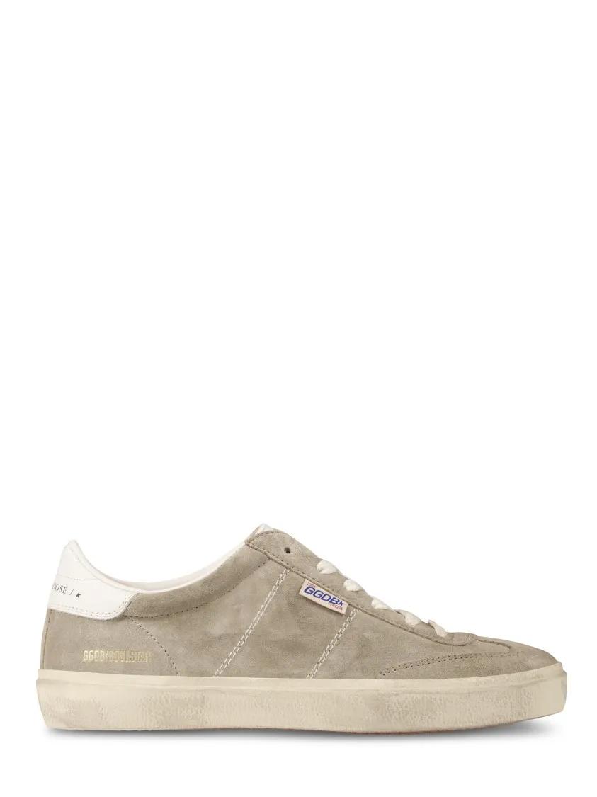 Golden Goose Low-Top Sneakers - Soft Suede Lace-Up Sneakers With Subtle Branding in beige