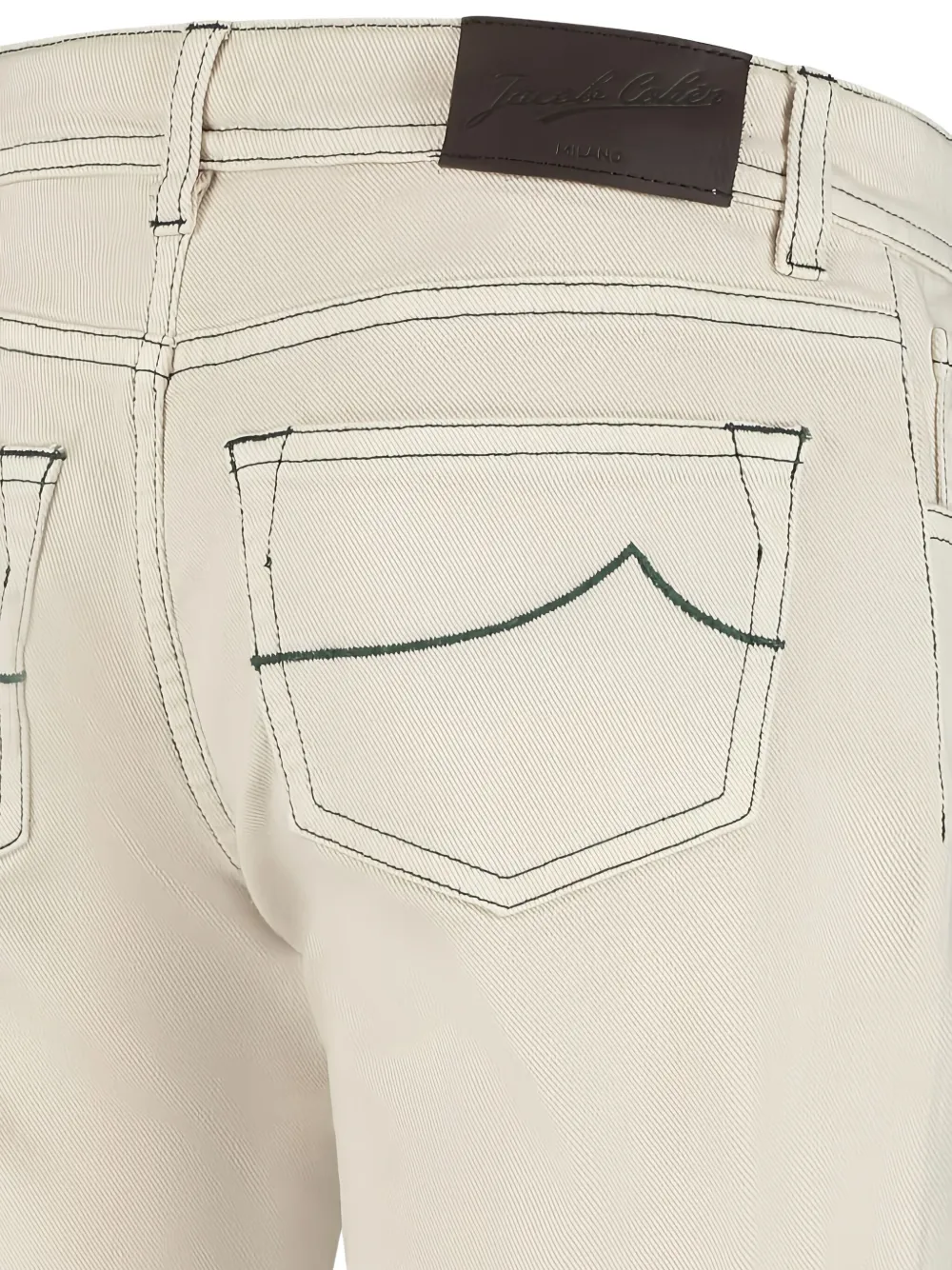 Jacob Cohën Broek met logopatch - Beige