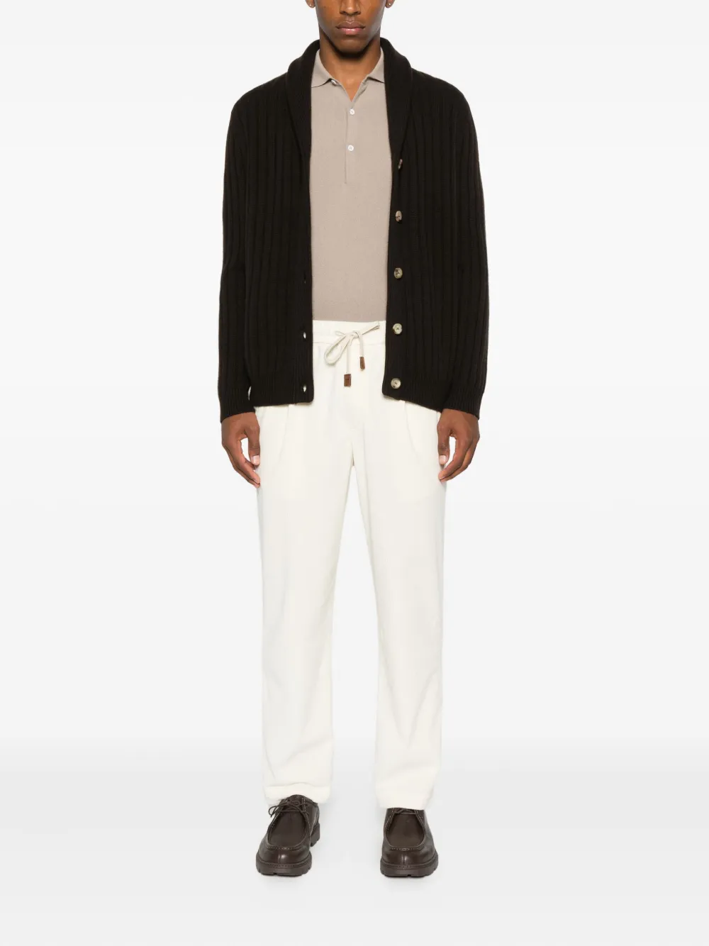 Jacob Cohën Broek met trekkoord - Beige