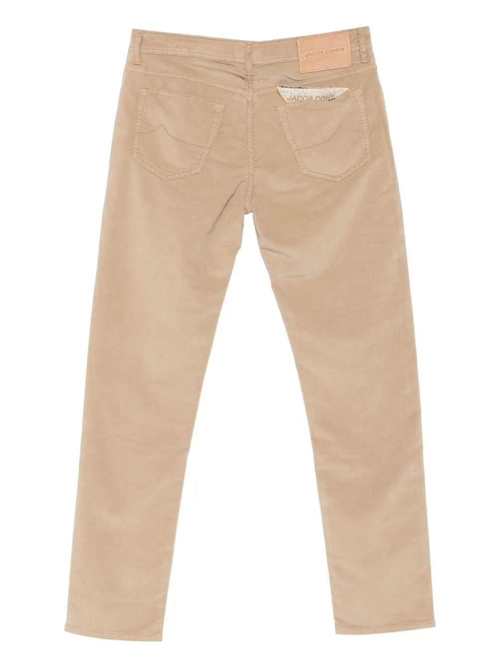 Jacob Cohën Ribfluwelen broek met zak - Beige