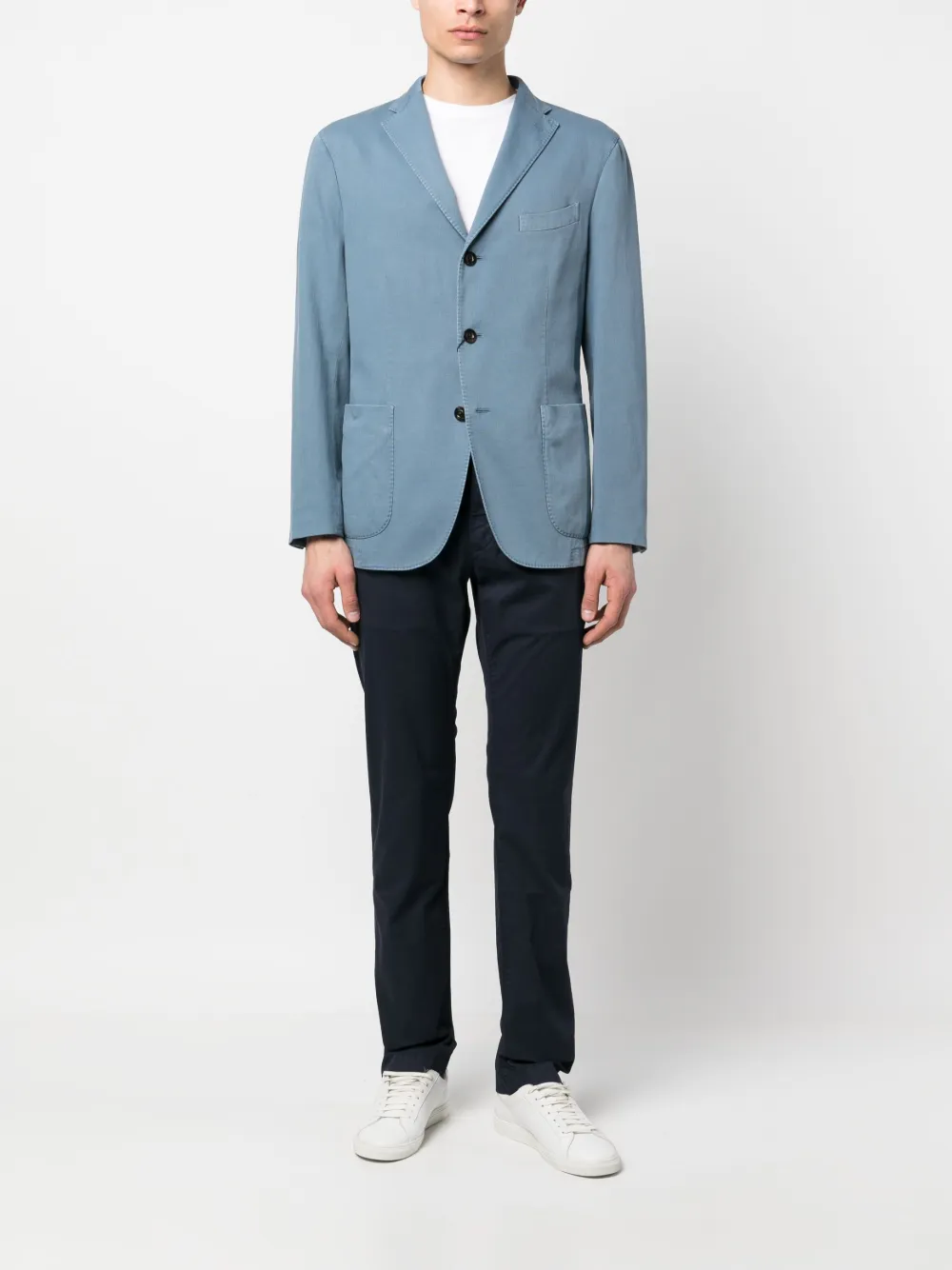 Jacob Cohën Straight broek - Blauw