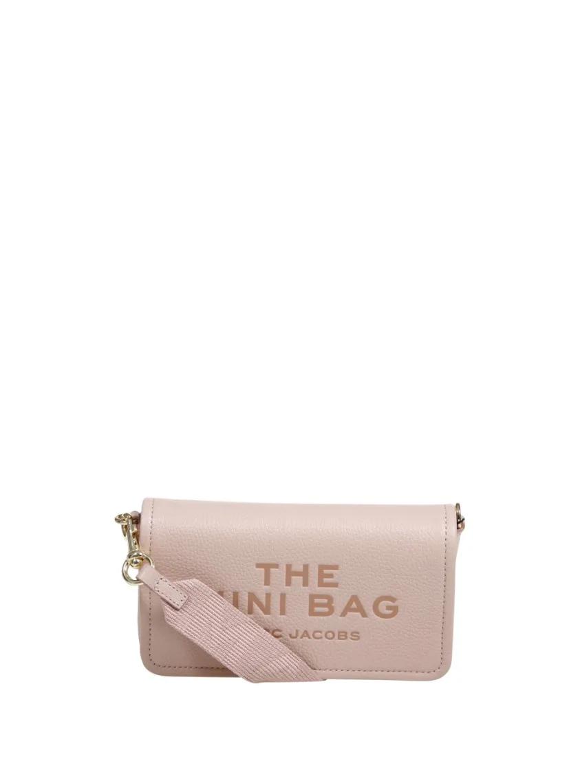 Marc Jacobs Clutches - Rectangular Soft Leather Mini Bag in roze