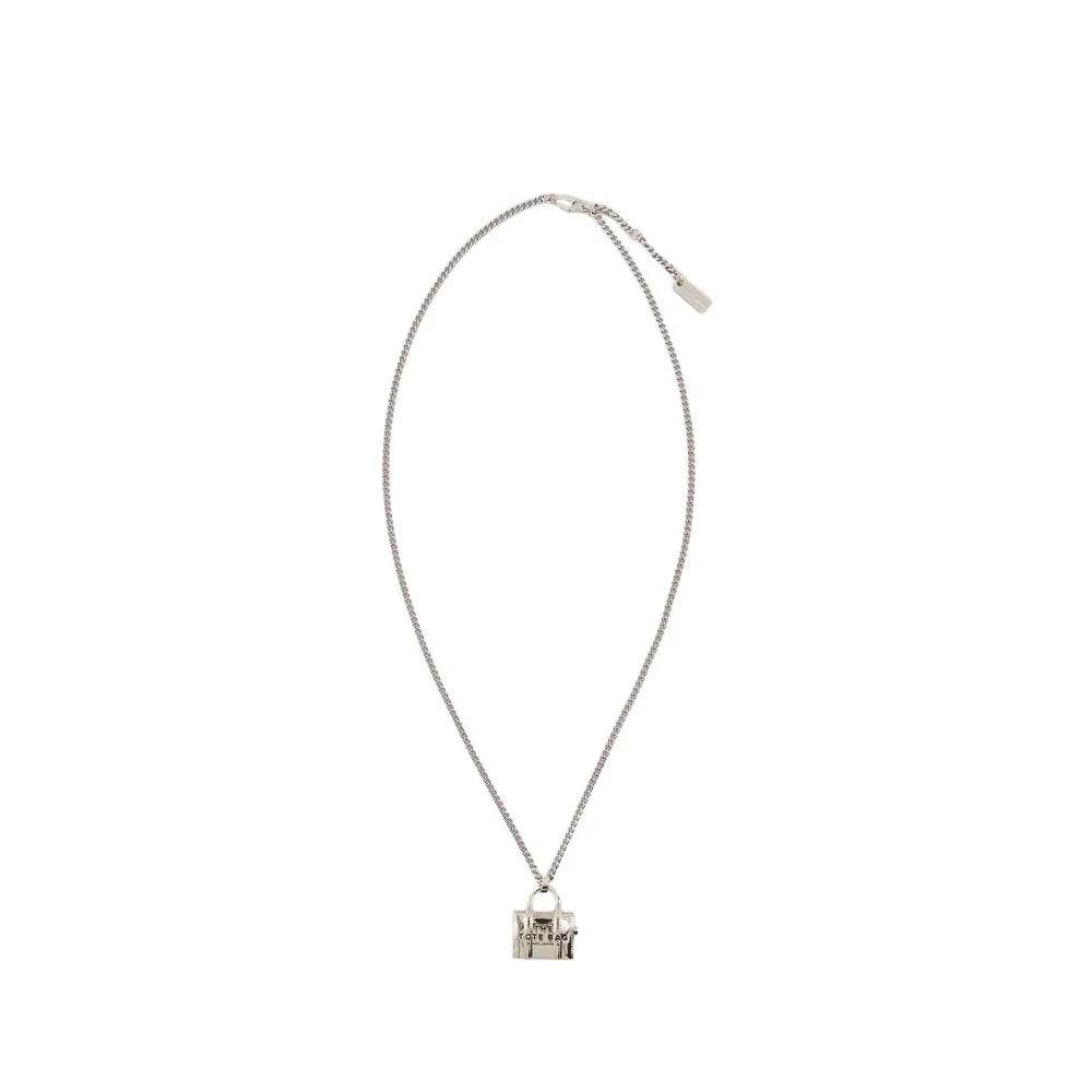 Marc Jacobs Kettingen - The Tote Bag Necklace - Metal - Silver in silver