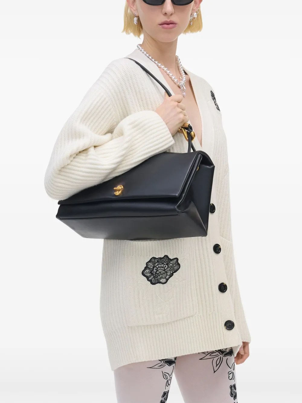 Marc Jacobs The Large Dual tas - Zwart