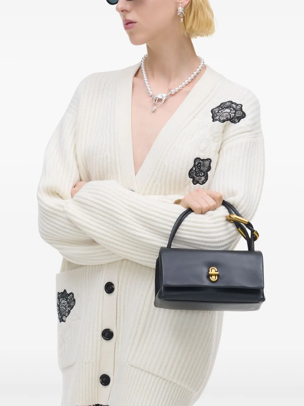 Marc Jacobs The Mini Dual tas - Zwart
