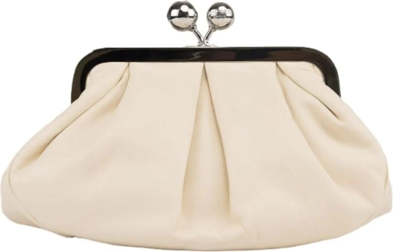 Max Mara Clutches - Prati - Leather Pastry Bag in wit