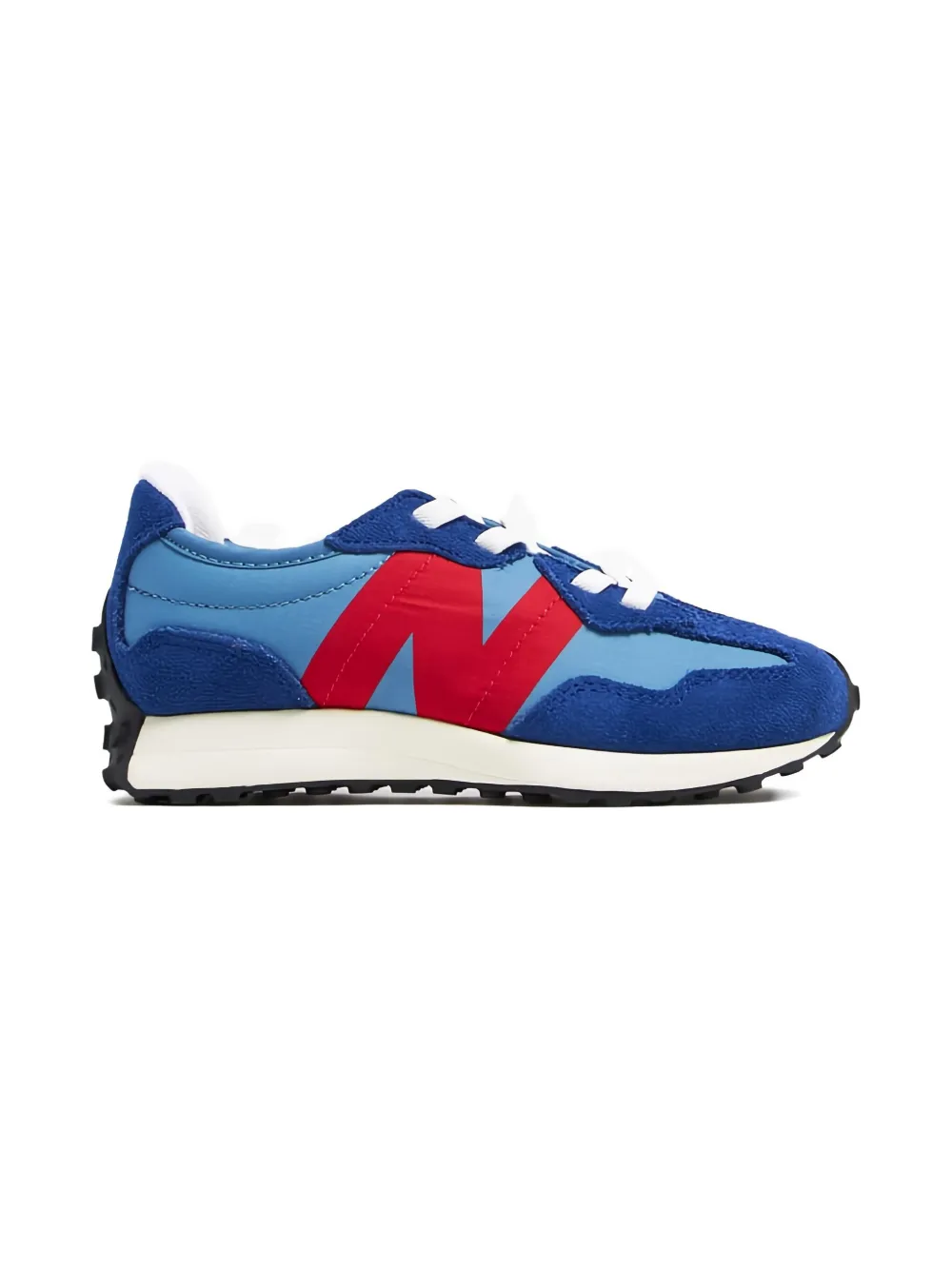 New Balance Kids Sneakers met suède vlak - Blauw