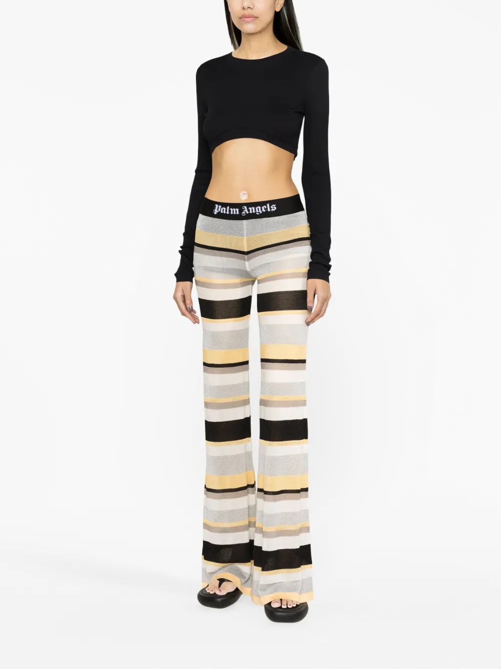 Palm Angels Flared broek - Wit