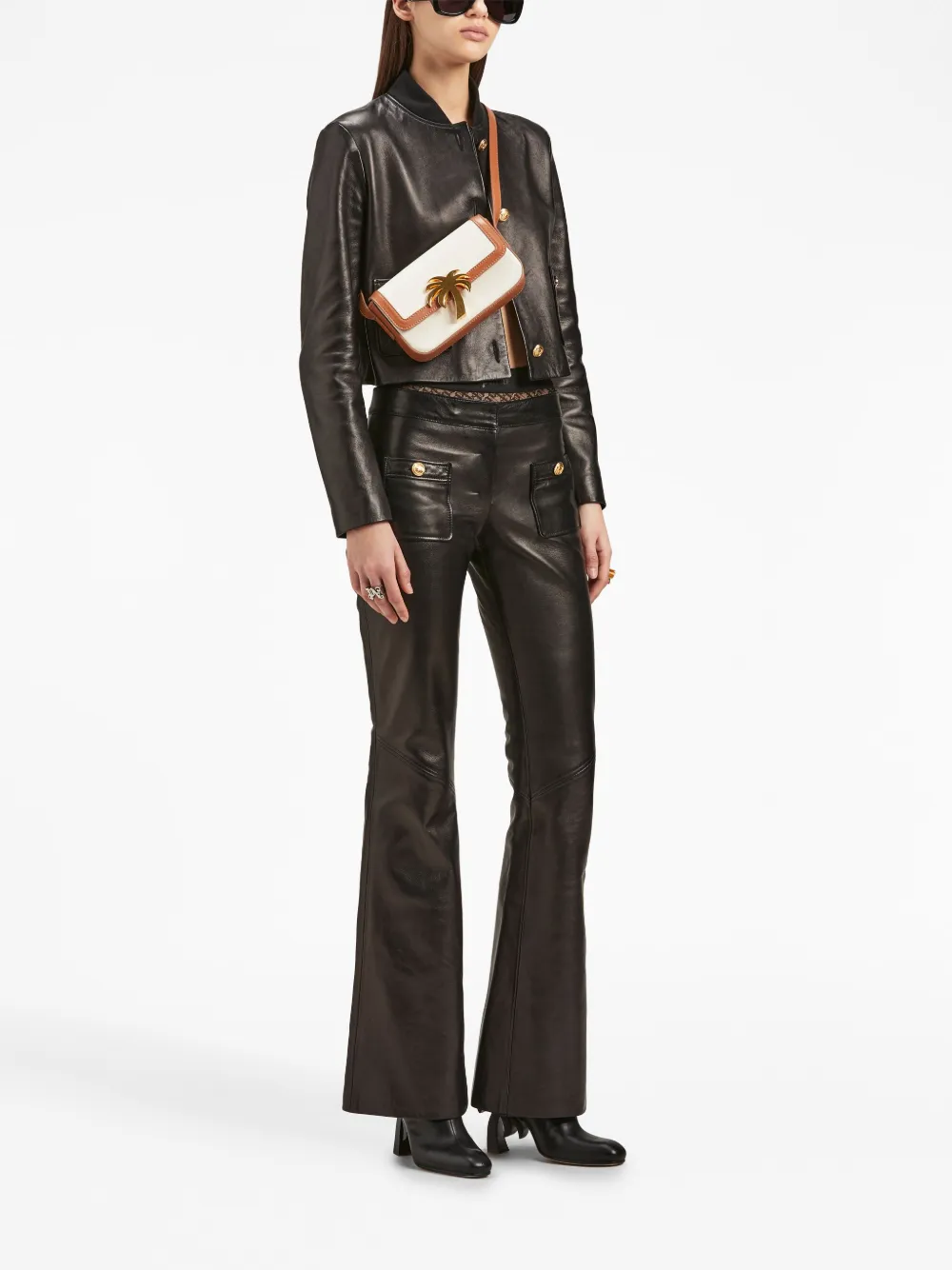 Palm Angels Flared broek - Zwart