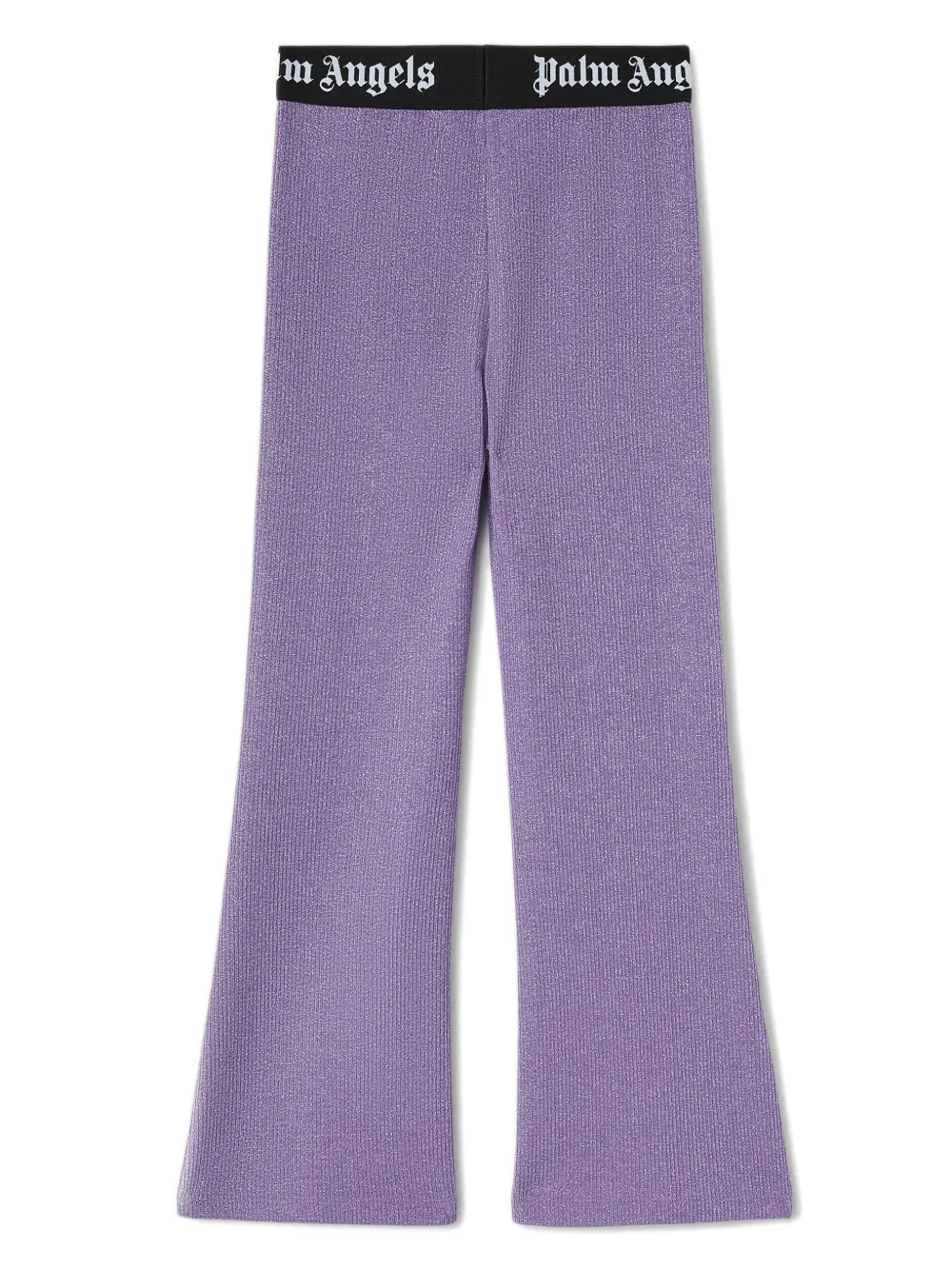 Palm Angels Kids Lurex trainingsbroek met logoband - Paars
