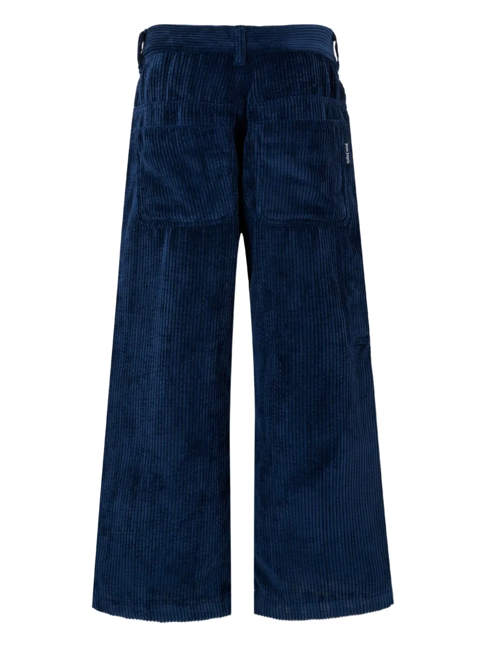 Palm Angels Kids Ribfluwelen broek - Blauw