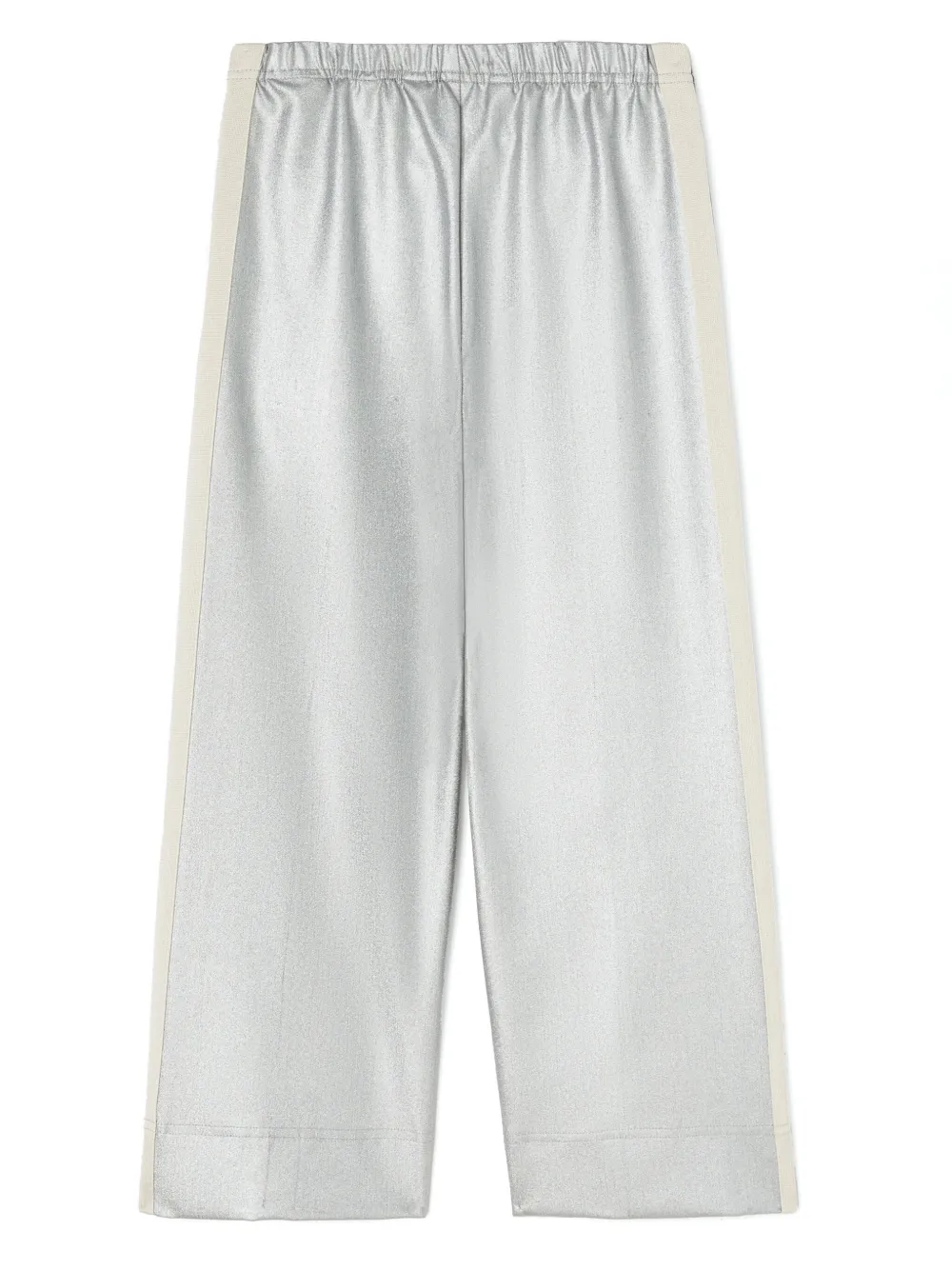 Palm Angels Kids Trainingsbroek met metallic-effect - Zilver