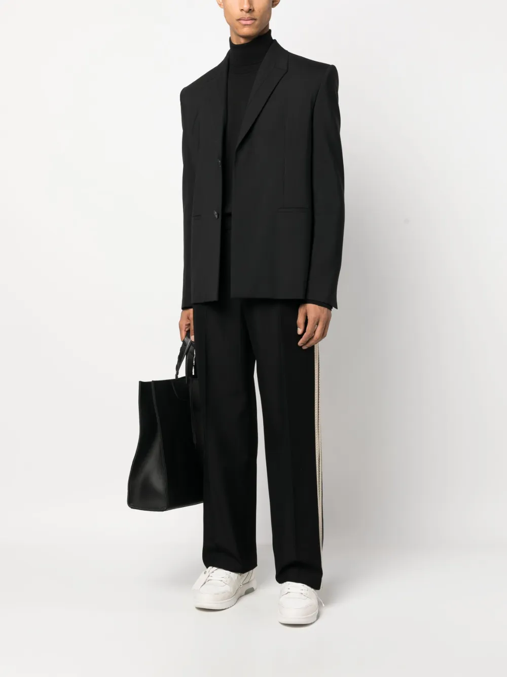 Palm Angels Pantalon met toelopende pijpen - Zwart