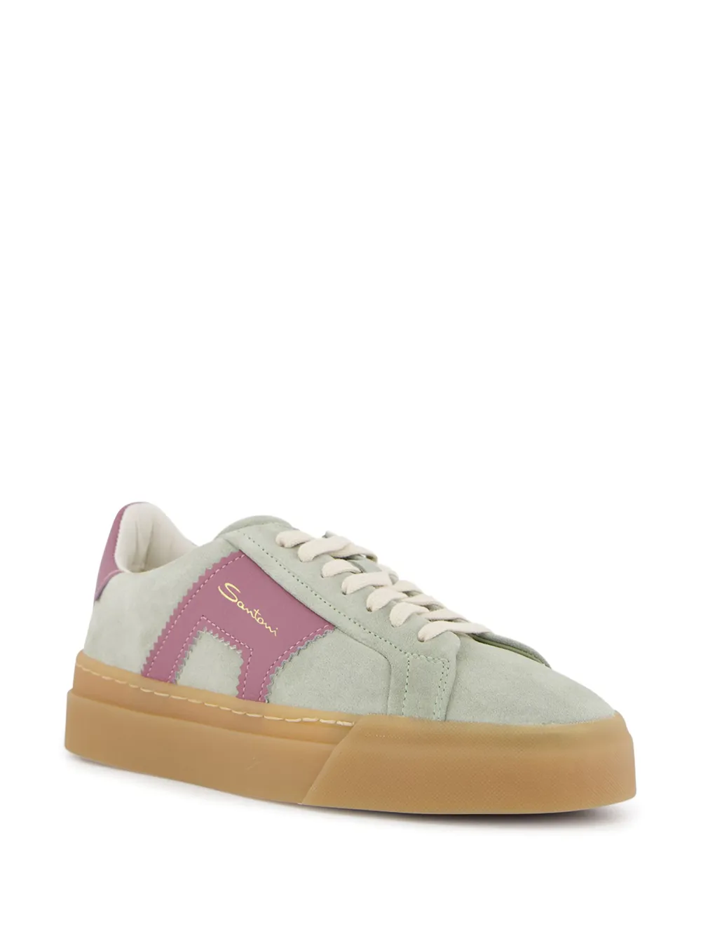 Santoni Double Buckle sneakers - Groen