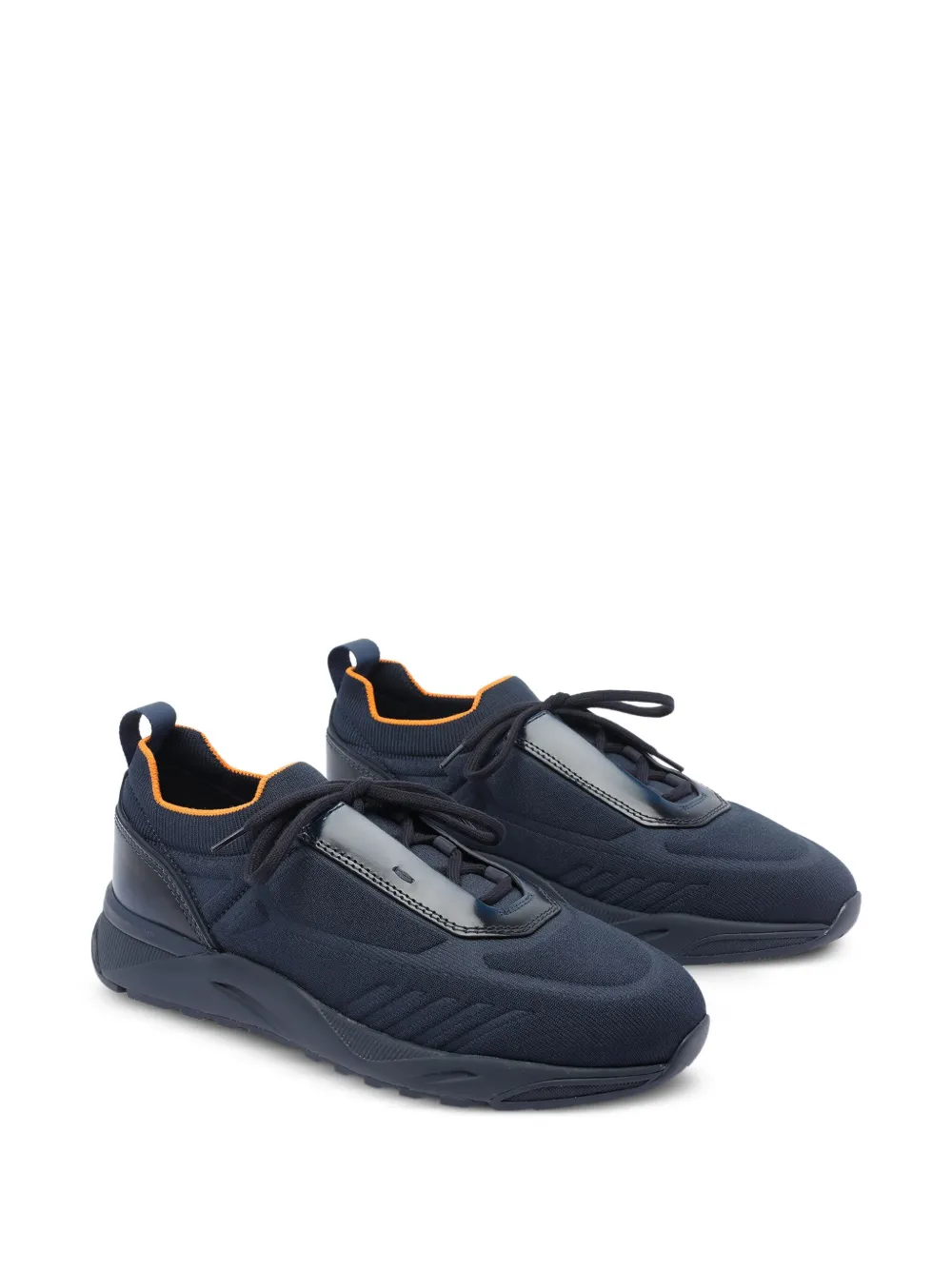 Santoni Gebreide sneakers - Blauw