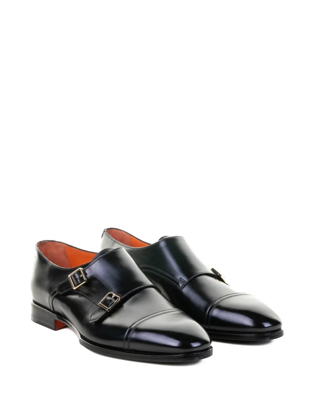 Santoni Leren schoenen - Zwart