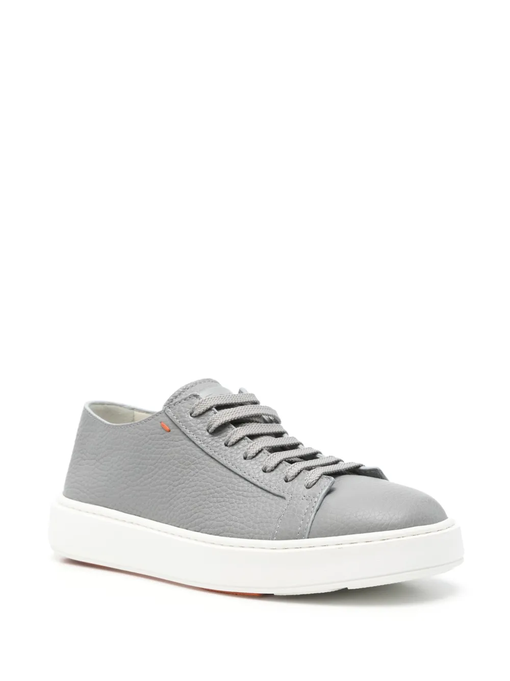 Santoni Leren sneakers - Grijs