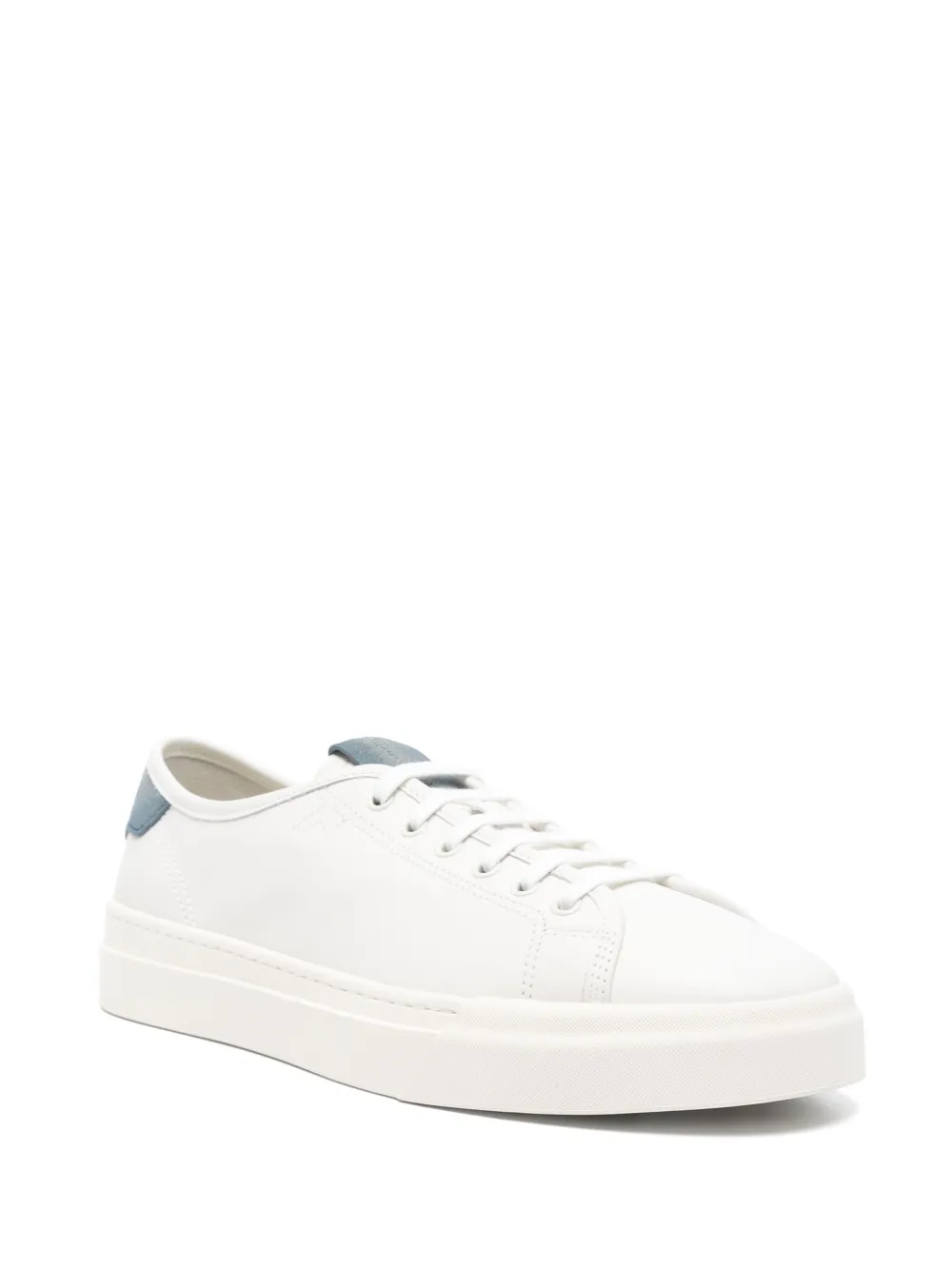 Santoni Leren sneakers - Wit