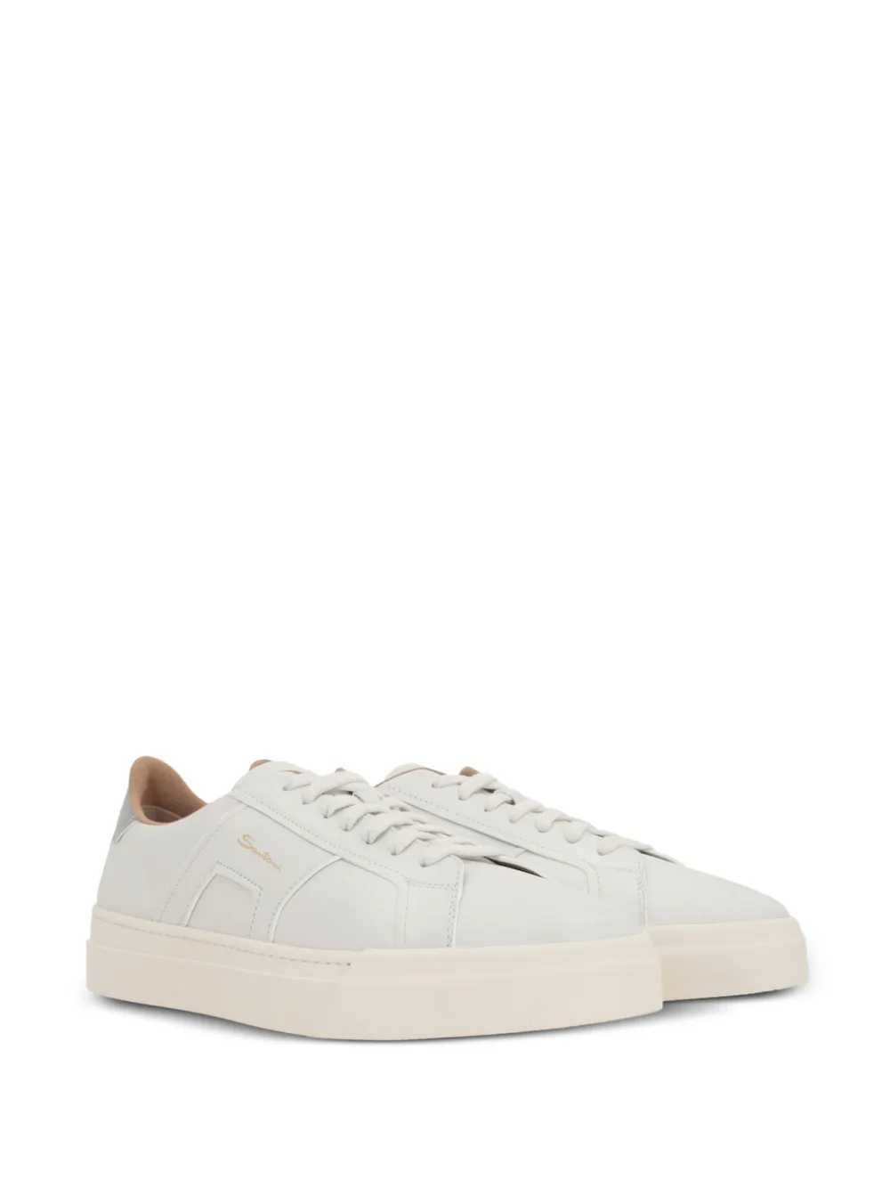 Santoni Leren sneakers - Wit
