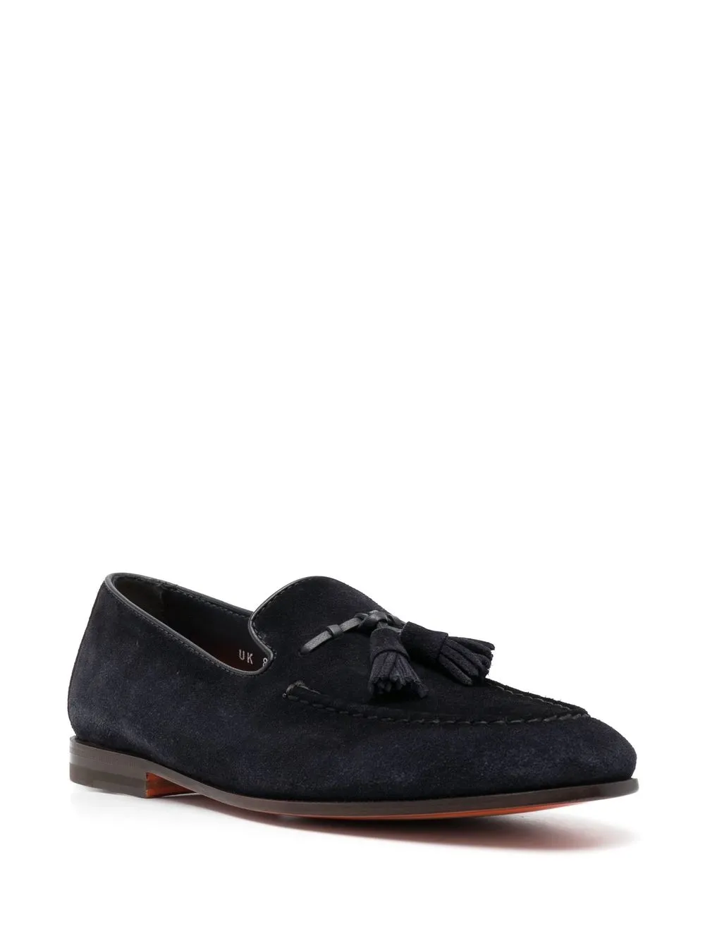 Santoni Loafers met kwastje - Blauw
