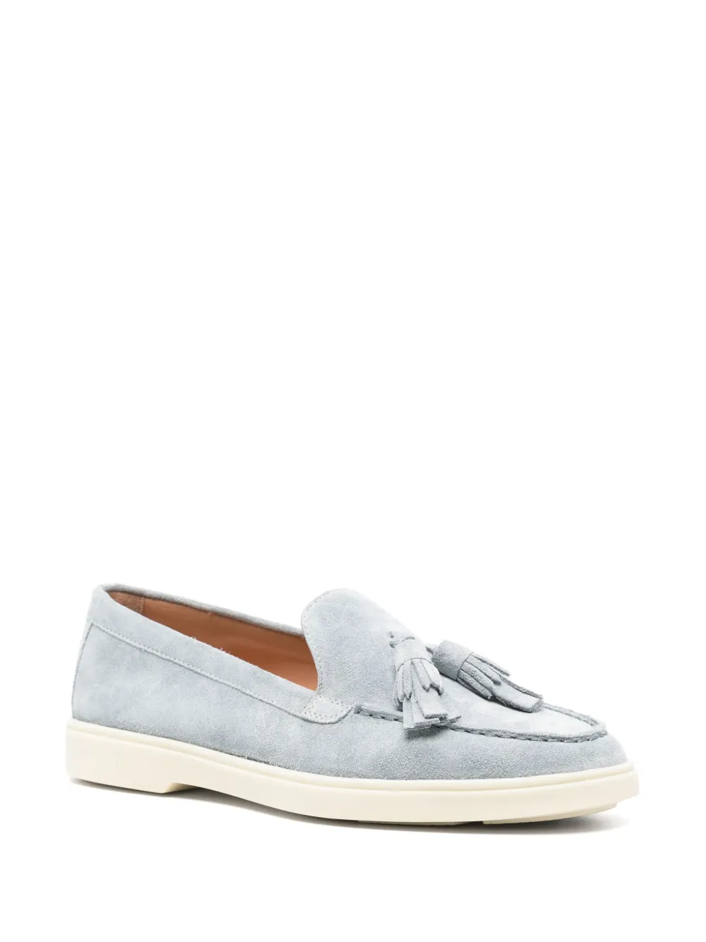 Santoni Loafers met kwastjes - Blauw