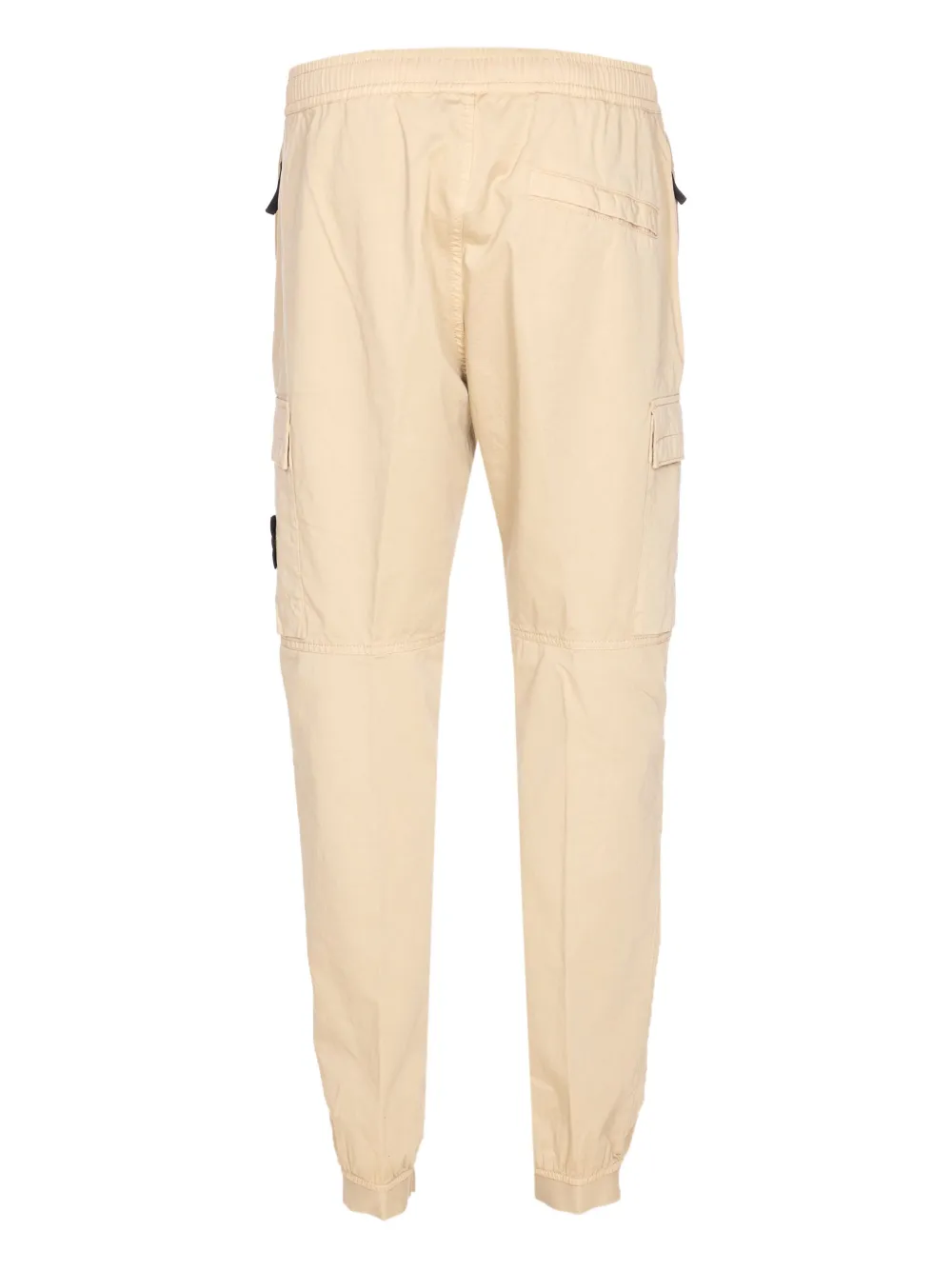 Stone Island Broek met Compass-logopatch - Light and natural
