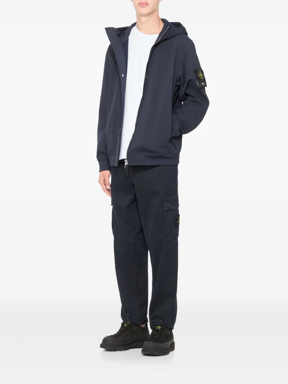 Stone Island Broek met cargo zak - Blauw