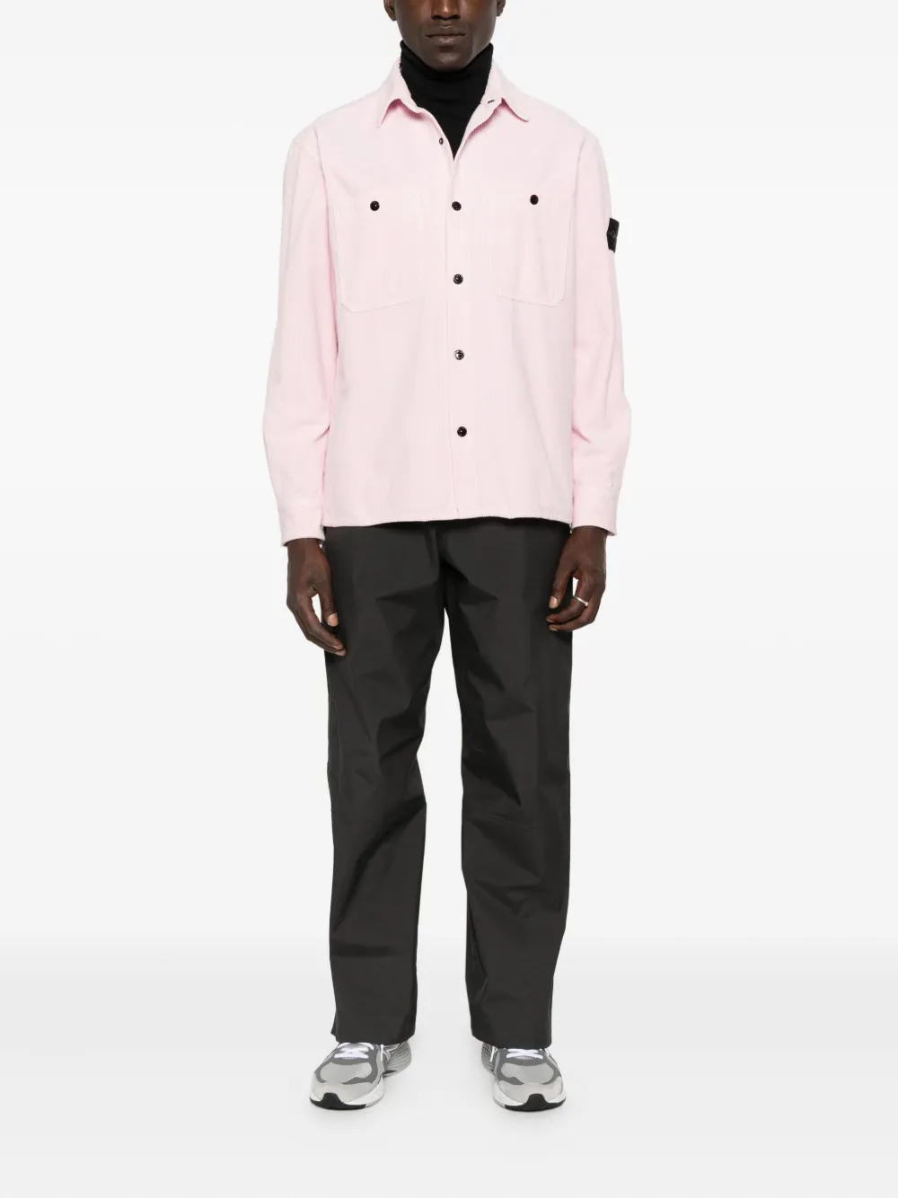 Stone Island Broek met ritszak - Grijs