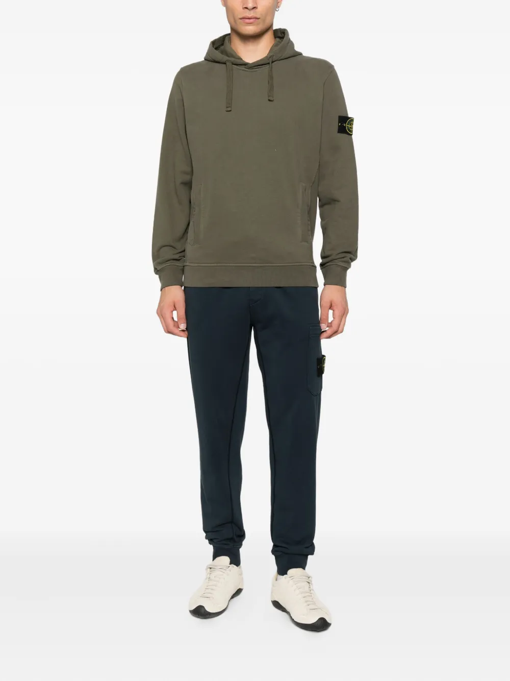 Stone Island Broek met trekkoord - Blauw