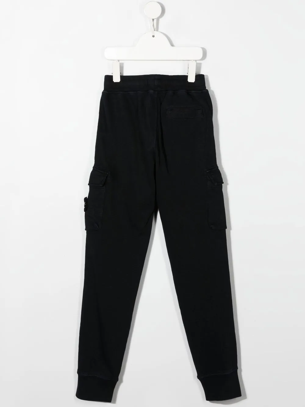 Stone Island Junior Broek met logopatch - Blauw