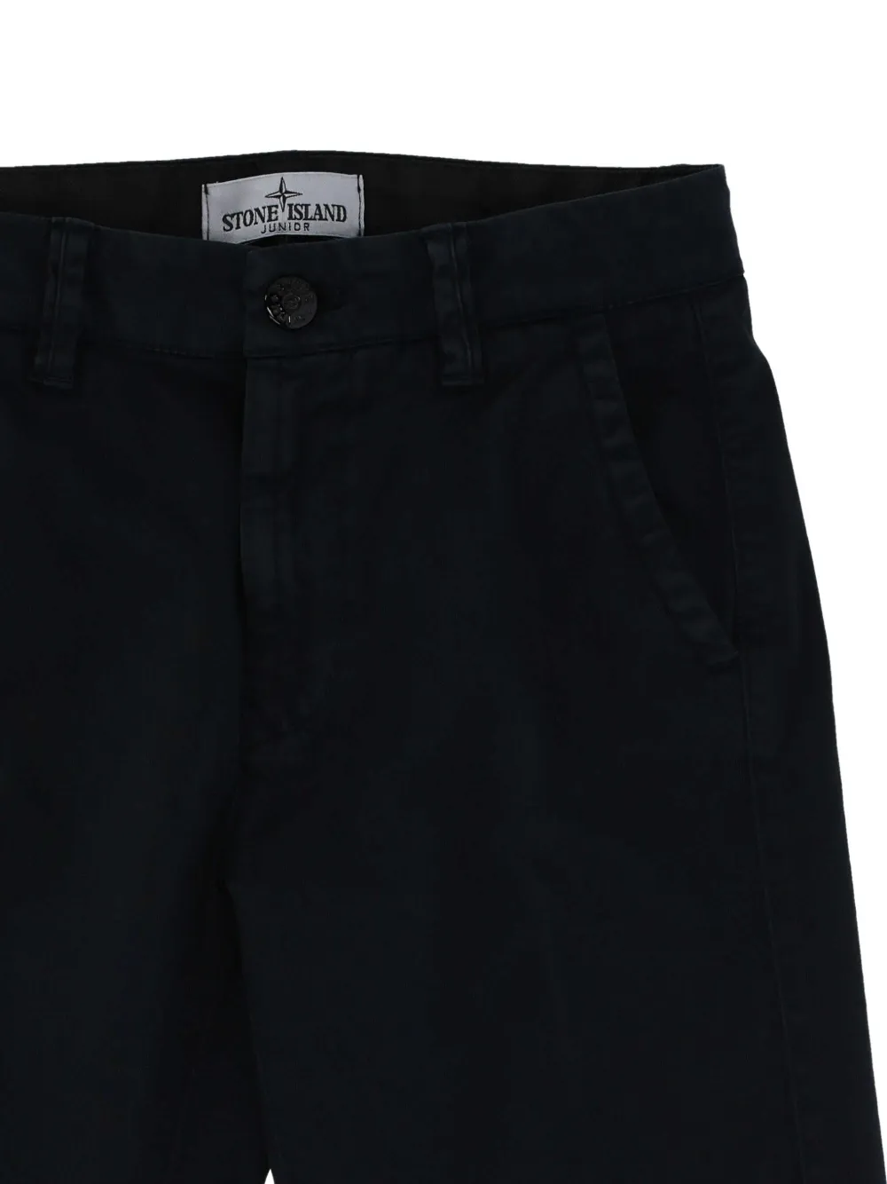 Stone Island Junior Broek met logopatch - Blauw