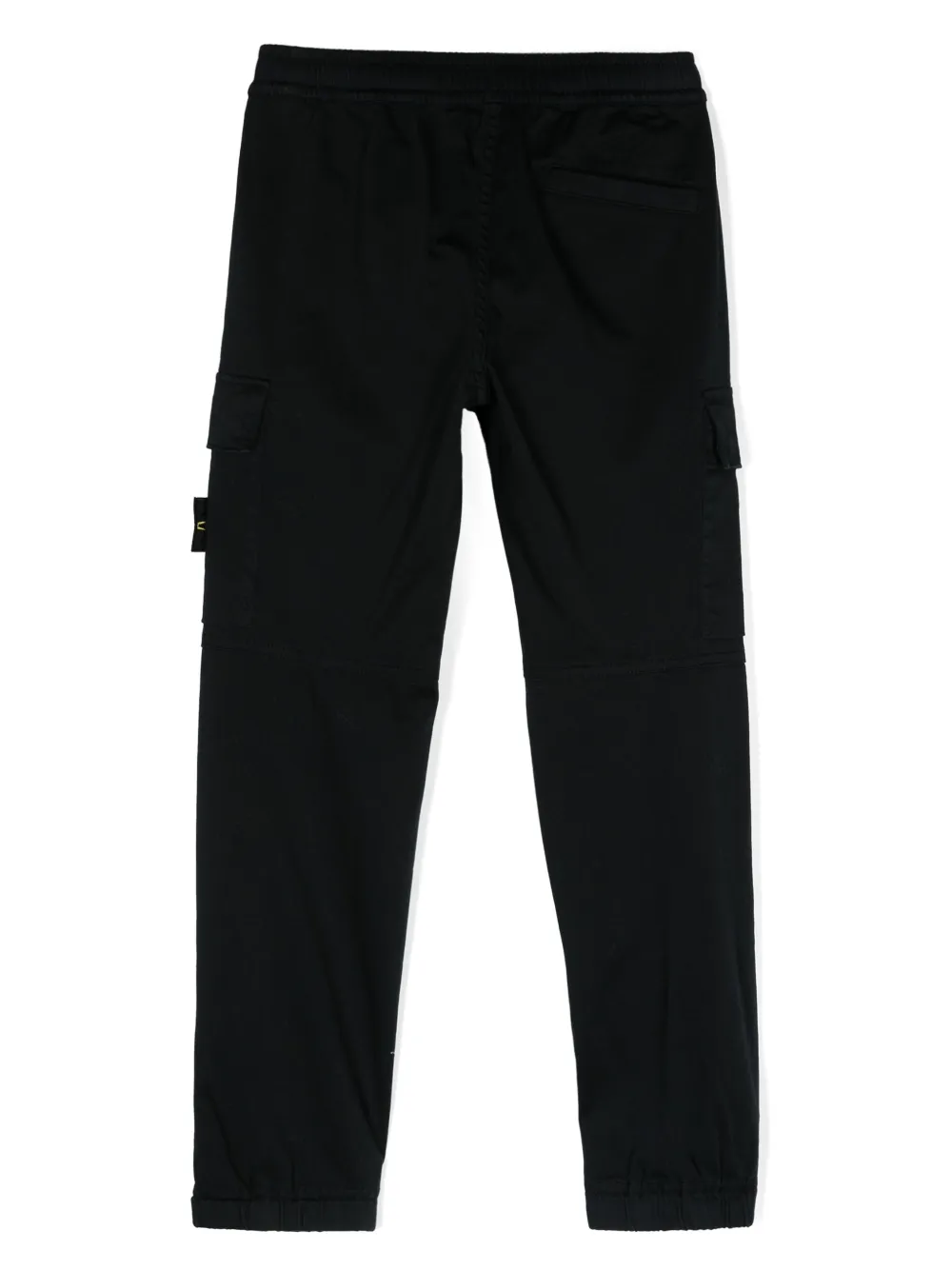 Stone Island Junior Broek met toelopende pijpen - Zwart