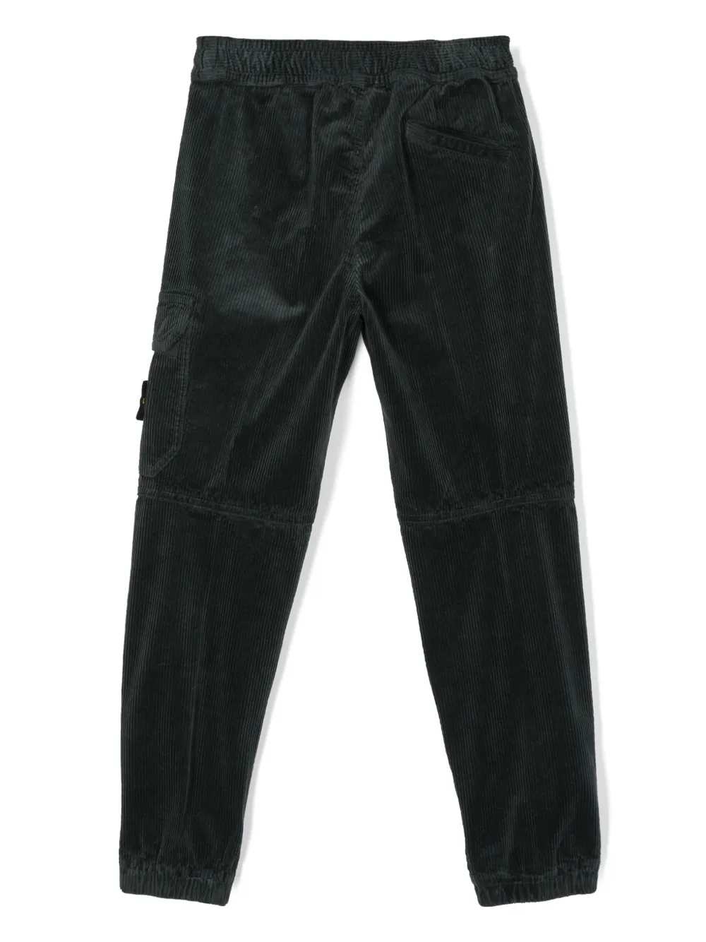 Stone Island Junior Ribfluwelen broek - Groen